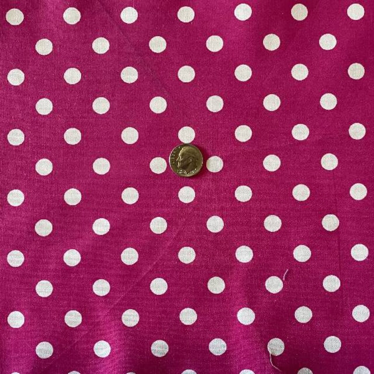 1 Yard Small Polka Dot Poly Cotton Fabric Multi Color for Apparel Crafts 60 Inch Width for Apparel, Crafts, Home Décor & DIY Projects
